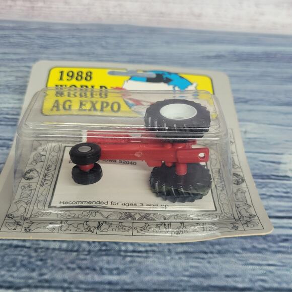 Vtg 1988 Scale Models 1/64 Scale Cockshutt 1855 n/frontend tractor plastic red - Picture 2 of 9